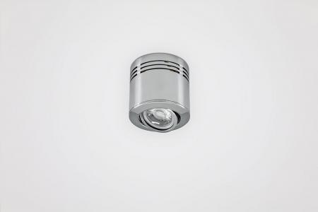 EVN Decken-Deckenstrahler für GU10 Leuchtmittel rund schwenkbar chrom IP20