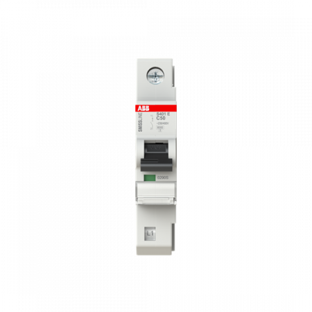 ABB S401E-C50 Sicherungsautomat C-Char., 50 A, 6 kA, 1P, steckbar