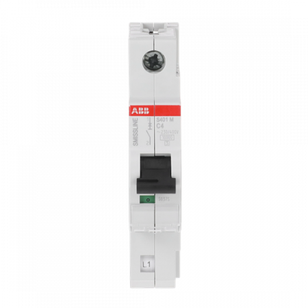 ABB S401M-C4 Sicherungsautomat C-Char., 4 A, 10 kA, 1P, steckbar