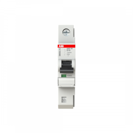 ABB S401M-D10 Sicherungsautomat D-Char., 10 A, 10 kA, 1P, steckbar