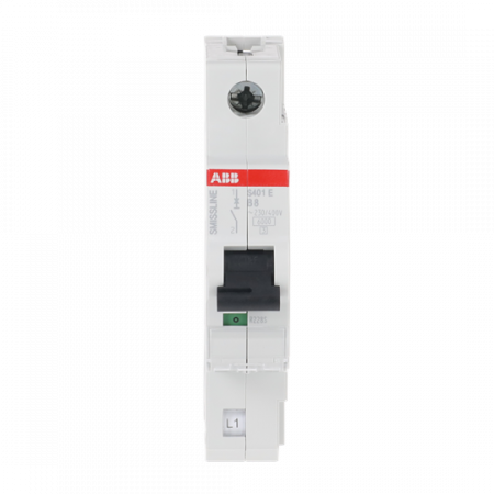 ABB S401E-B8 Sicherungsautomat B-Char., 8 A, 6 kA, 1P, steckbar