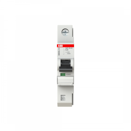 ABB S401M-UCC4 Sicherungsautomat C, 4 A, 125 V DC, 1P, 10 kA