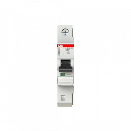 ABB S401M-UCC50 Sicherungsautomat C, 50 A, 125 V DC, 1P, 10 kA