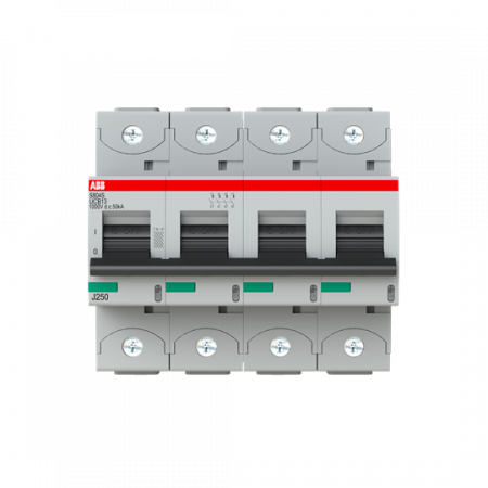 ABB S804S-UCB13 Hochlei.-Sicherungsautomat, 13A, B, 1000VDC=Icu 50kA, 4P