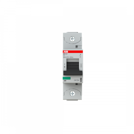 ABB S801C-C13 Hochleistungs-Sicherungsautomat, 13A, C, 415V AC=Icu 25 kA, 1P