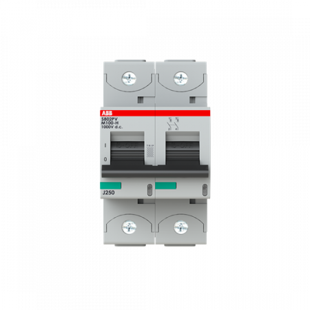 ABB S802PV-M100-H Lasttrennschalter 1.000 V DC, 100 A, 2-polig