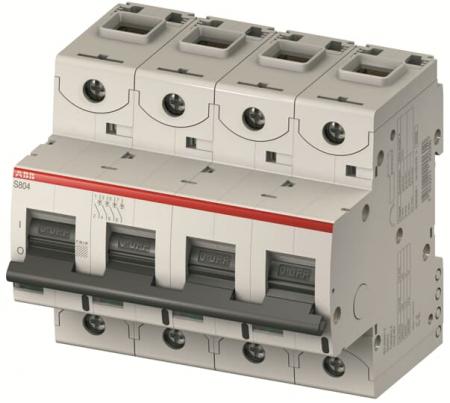 ABB S804S-UCK1.6 Hochleistungs-Sicherungsautomat 1.6A, K, 1000VDC=Icu 50kA, 4P