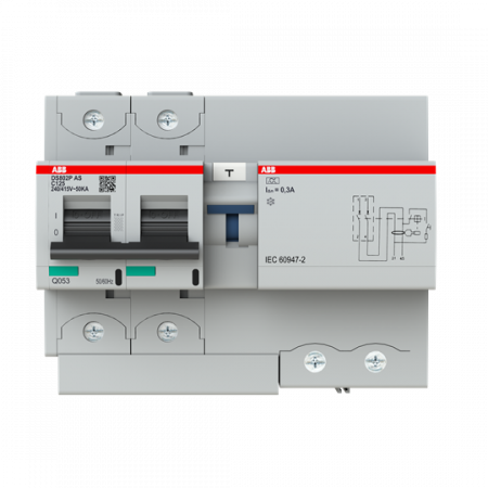 ABB DS802P-C125/0.3 AS FI/LS-Kombination Icu=50 kA, 240/415V AC, selektiv