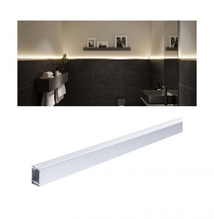 Paulmann 78405 LumiTiles LED Strip Aufbauprofil Top modern 2m Alu eloxiert/Satin