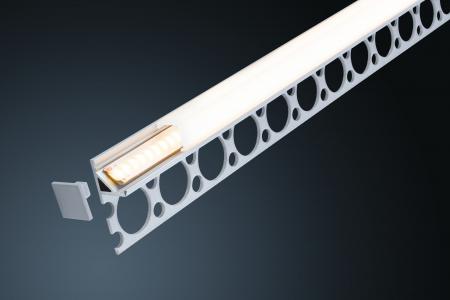 Paulmann 78411 LumiTiles LED Strip Profil Frame 1m Alu eloxiert/Satin