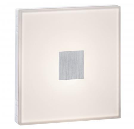 Paulmann 78413 5er-Set LumiTiles LED Fliesen Square 100x10mm 0,8W dimmbar modern Regenbogen/ Weiß+ Weiß Kunststoff/Aluminium