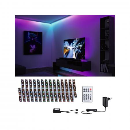 Paulmann 78888 EntertainLED LED Stripe Dynamic Regenbogen Komplettset 5m 10,5W Regenbogen+
