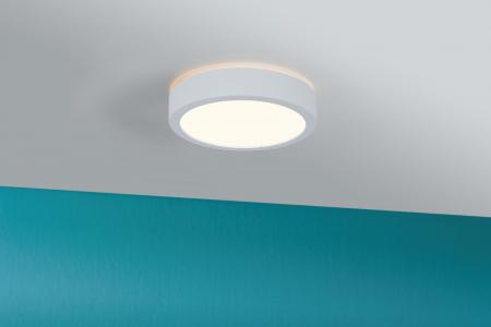 Universell einsetzbare LED-Deckenlampe Aviar 22cm Weiß mit IP44 Schutz für Bad & Küche Paulmann 78923