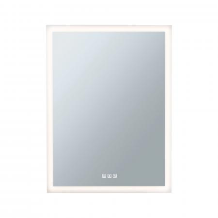 Beheizbarer eckiger LED-Badezimmerspiegel Paulmann 78951 HomeSpa mit WhiteSwitch-Funktion 60x80cm