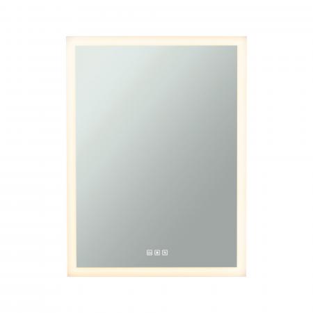 Beheizbarer eckiger LED-Badezimmerspiegel Paulmann 78951 HomeSpa mit WhiteSwitch-Funktion 60x80cm
