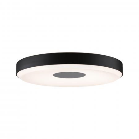 Paulmann 79518 LED Deckenleuchte 3-Stufen-dimmbar Puric Pane modern warmweiß 23W dimmbar Schwarz/Grau