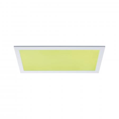 Flaches ZigBee LED Decken Panel Amaris RGBW 595x295mm in Weiß matt Paulmann 79808
