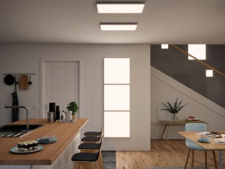 Rahmenloses LED Panel Velora für helles flächiges Licht Smart Home Zigbee Tunable White Paulmann 79827