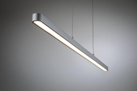 Paulmann 79900 LED Pendelleuchte Lento gemütlich warmweiß 42W Chrom matt dimmbar