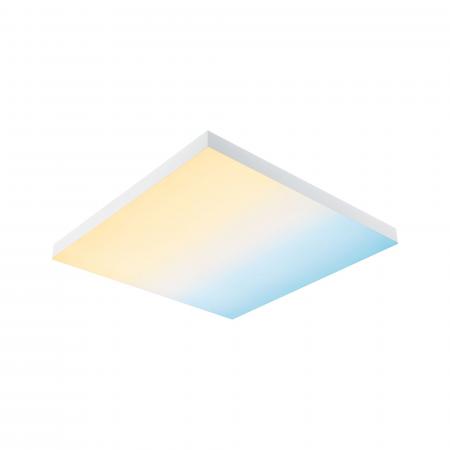Paulmann 79905 LED Panel Velora Rainbow dynamic Regenbogen/ Weiß eckig 450x450mm kaltweiß Weiß dimmbar
