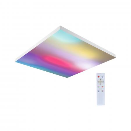 Paulmann 79906 LED Panel Velora Rainbow dynamic Regenbogen/ Weiß eckig 595x595mm kaltweiß Weiß dimmbar