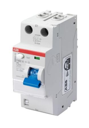 ABB F402 40 A30 Fehlerstrom-Schutzschalter 2P, 40 A, 30 mA, SMISSLINE TP