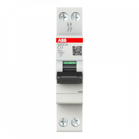 ABB S202CM-C13 Sicherungsautomat    2P - 13 A - C(230 V) 10 kA