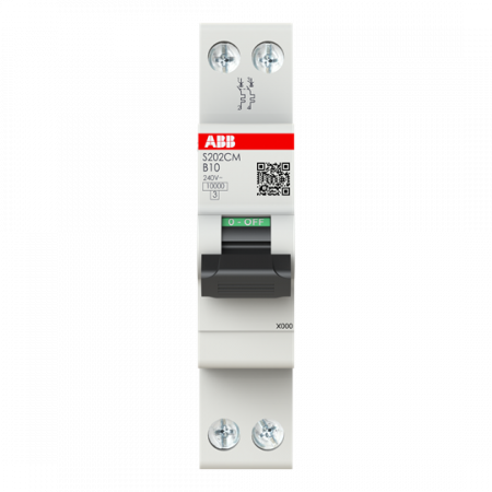 ABB S202CM-B10 Sicherungsautomat    2P - 10 A - B(230 V) 10 kA