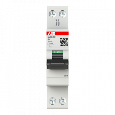 ABB S202TC-B4 Sicherungsautomat    2P - 4 A - B(230 V) 6 kA