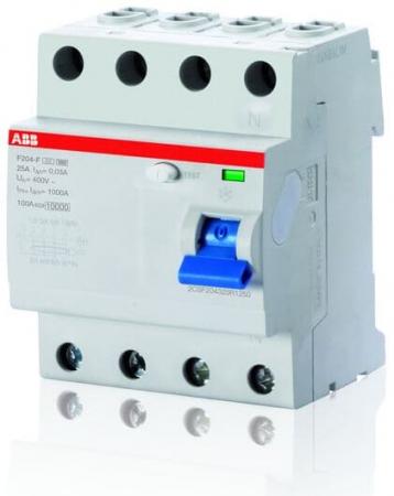 ABB F202 F-40/0.03 FI-Schalter 2P, Type F, 40A, 30mA