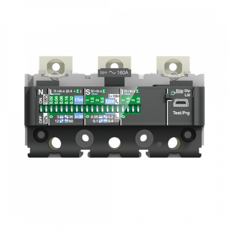 ABB Ekip G Dip LS/I In=160A XT2 3p Elektronischer Schutzauslöser Generatorschutz, XT2 Einsatz nur mit Schalteinheit