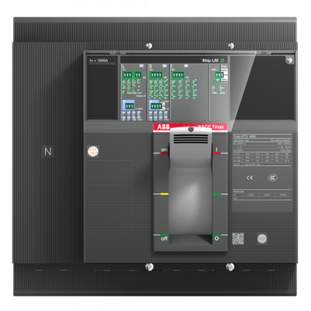 ABB XT7L 1200 Ekip Dip LSIG In1200A 4p FF UL Kompaktleistungsschalter Tmax XT7 mit vorderseitigen Anschlüssen, 4polig