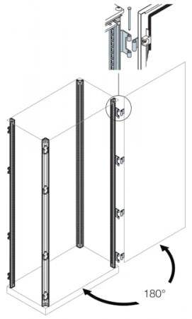 ABB IS2-EV0118 Holm 4 Schanier 180° Offen H=1800, Zubehör AM2/IS2 Gehäuse