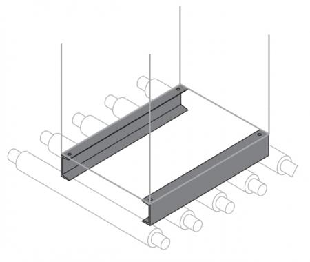 ABB IS2-EZ1601 Stahlschiene 2, H=100mm, B=1600mm, IS2