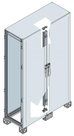 ABB IS2-ES2016K IS2 Steuerschrank Stahlblechtür, Falzverschluss H=2000, B=1000, T=600