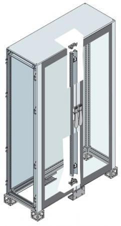 ABB IS2-ES1825VK IS2 Steuerschrank Glastür, H=1800mm, B=1200mm, T=500mm