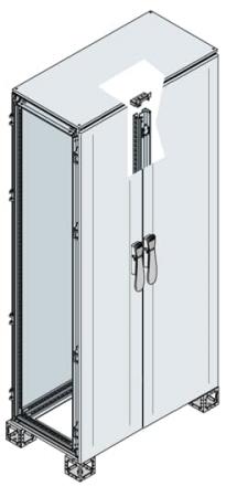 ABB IS2-ES2026FV4K IS2 Steuerschrank Blechtür, mit Kabelraum H=2000, B=1200, T=600