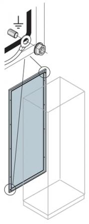 ABB IS2-EP2030K IS2 Rückwand, H=2000mm, B=300mm
