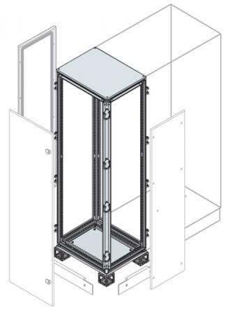 ABB IS2-ER3060K IS2 externer Kabelanschluss Seite, H=1800mm, B=300mm, T=600mm