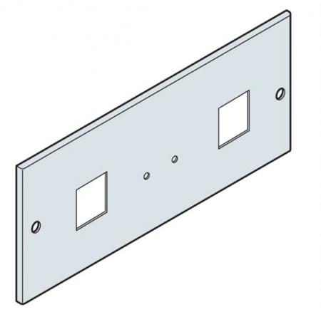 ABB IS2-EH2297K IS2 AM2 Modulplatte für 2, Instrumente 96x96mm H=200mm, B=600mm