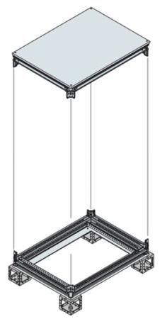 ABB IS2-EK8080KN IS2 Kit Boden/Dach, B=800mm, T=800mm