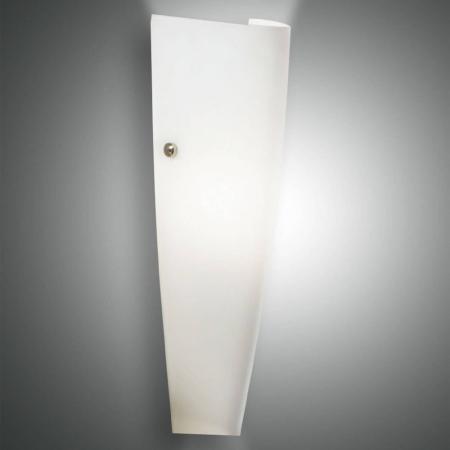 Dedalo Formschöne Opalglaswandleuchte oben/unten offen in Weiss von Fabas Luce