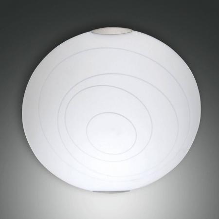 Kent Trendige Dekordeckenleuchte in Weiss  Ø 30c von Fabas Luce