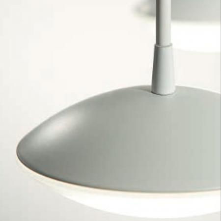 Hale LED Pendelleuchte mit 4x8W Aluminium gebürstet