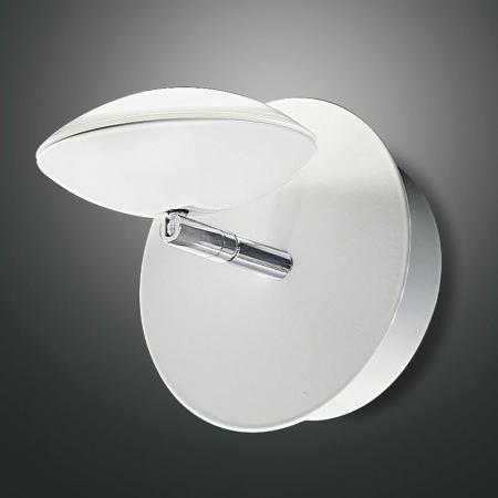 Hale LED Wandleuchte in Weiss von Fabas Luce