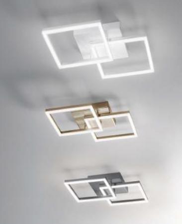 Bard LED-Deckenleuchte Gold edelmatt Fabas Luce