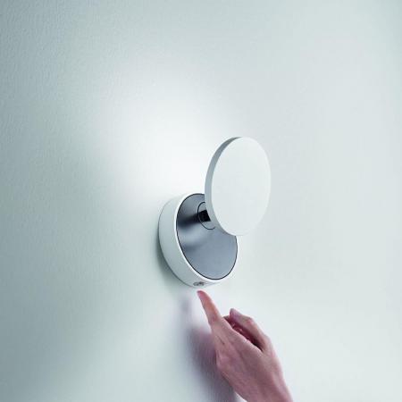 Ara LED Wandleuchte umschaltbar in Weiss Fabas Luce