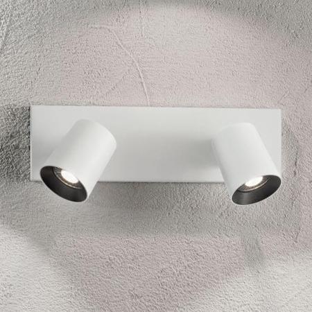 Modo 2-er Wand-Spot in Weiss von Fabas Luce