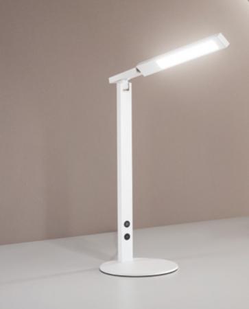 Fabas Luce Ideal  Puristische LED Schreibtischleuchte in elegantem Weiss