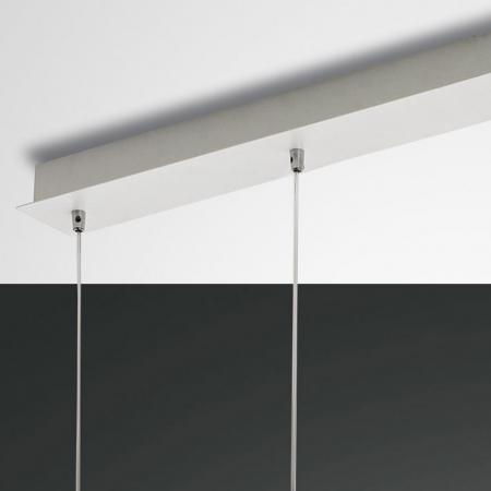 Marina Pendelleuchte aus Keramik in Weiss mit inividueller Lochcharakteristik von Fabas Luce